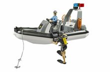Bruder RAM 2500 Polizei-Truck mit Boot, Anh&auml;nger &amp; 2 Figuren 1:16