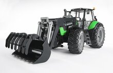 Deutz Agrotron X720 Traktor mit Frontlader 1:16 Bruder 03081