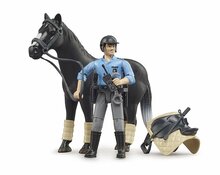 Bruder bWorld Polizist mit Pferd - Berittene Polizei Spielfigur