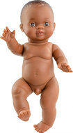 Babypop 34cm Paola Reina Gordi jongen donker ongekleed