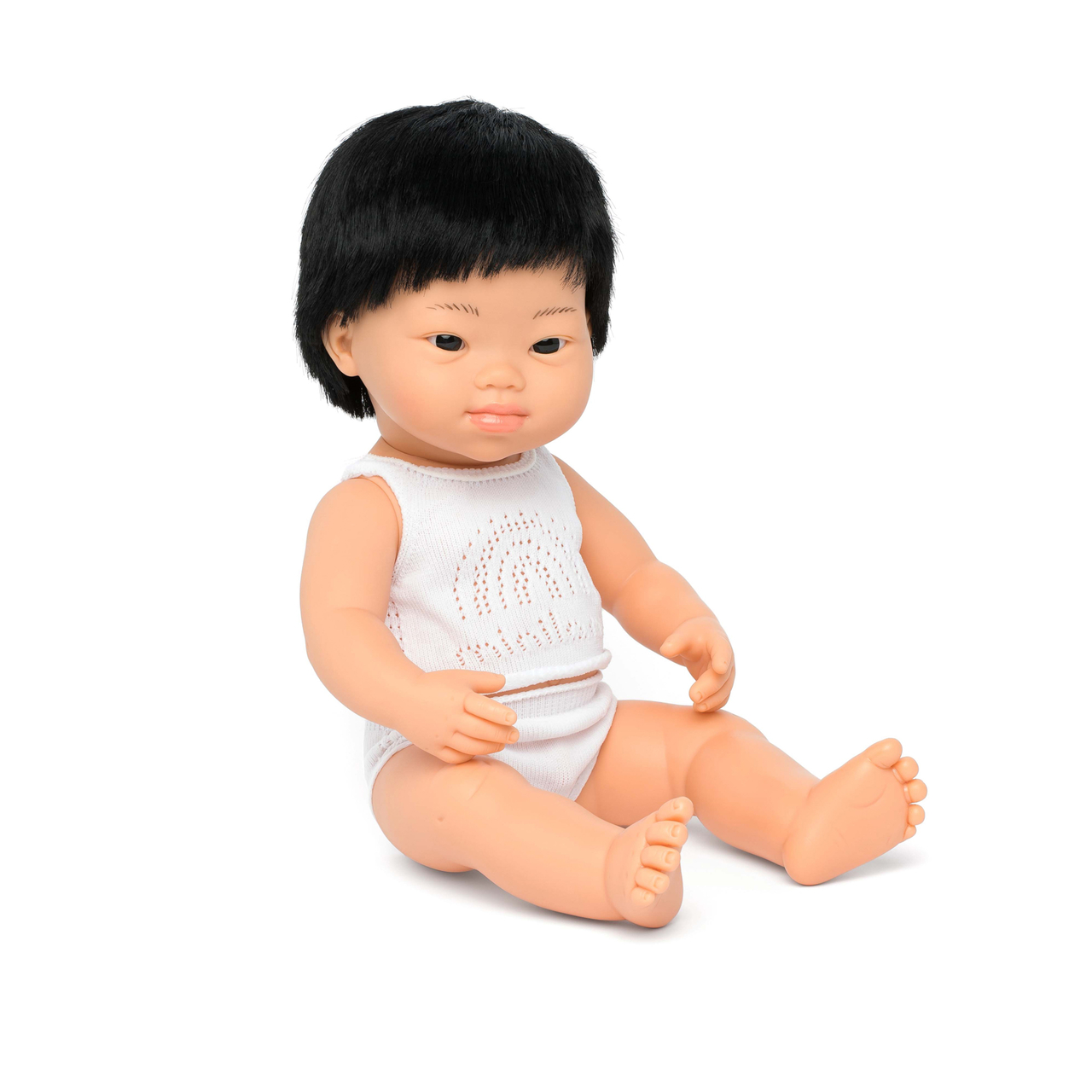 Miniland Puppe asiatischer Junge mit Down-Syndrom 38cm