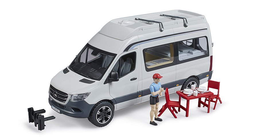 Bruder Mb Sprinter Camper mit Spielfigur