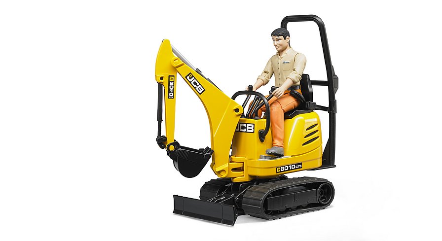 Bruder Jcb Micro Excavator 8010 Cts mit Figur