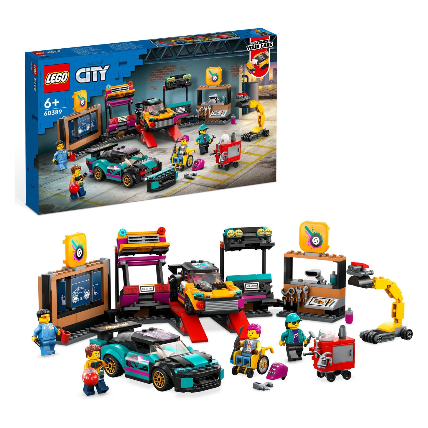 LEGO City 60389 Garage für anpassbare Autos