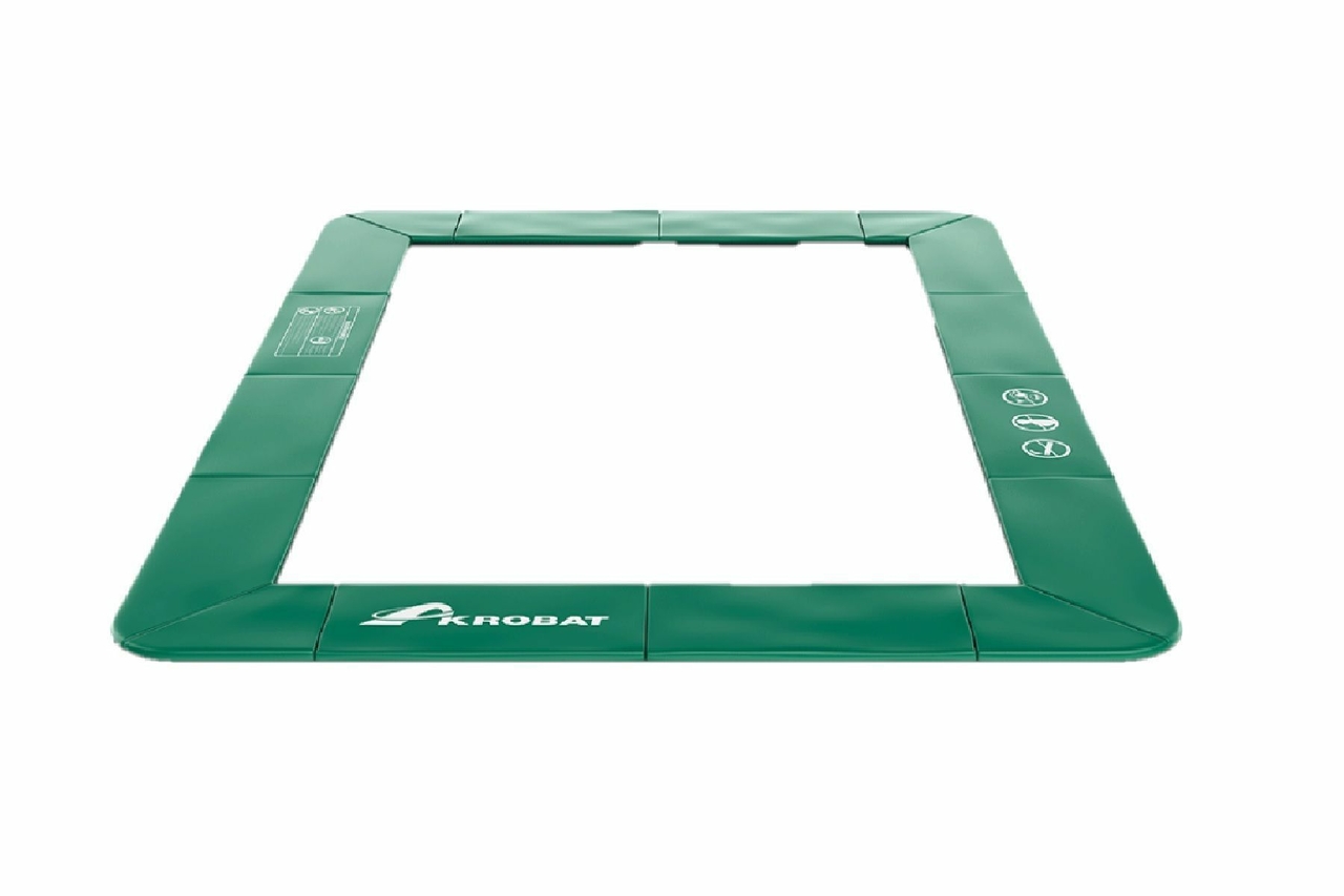 Akrobat Orbit Flat to the ground Trampolin Rand 335x244cm Grün