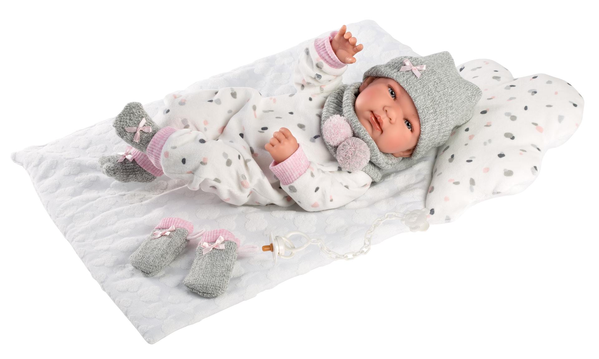 Llorens Puppe Tina mit Wolkenkleid - 43 cm