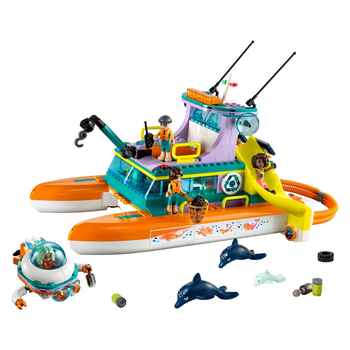 LEGO Friends 41734 Rettungsboot auf See