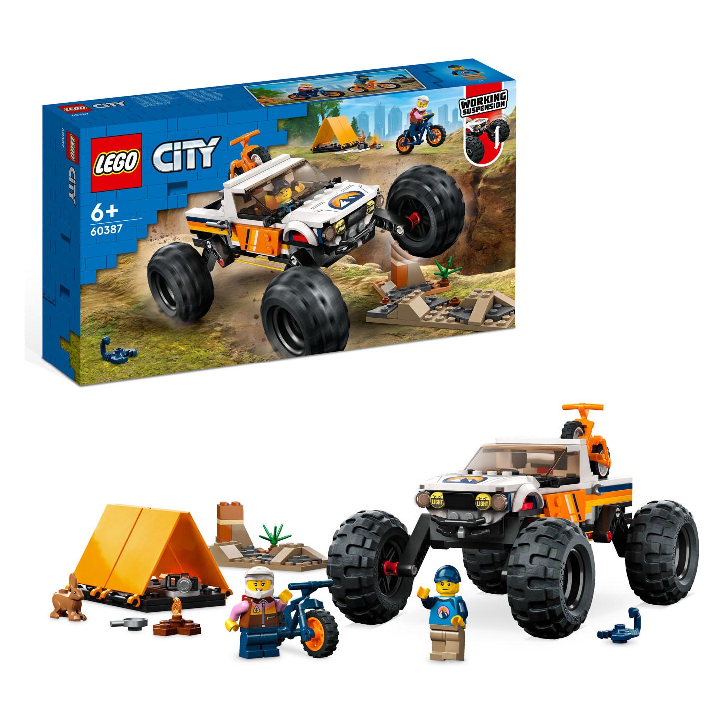 LEGO City 60387 4x4 Geländewagen Abenteuer