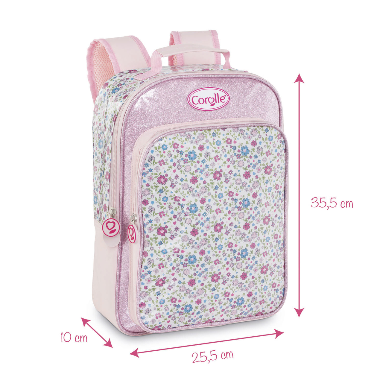 Corolle Rucksack Blumen - Rosa