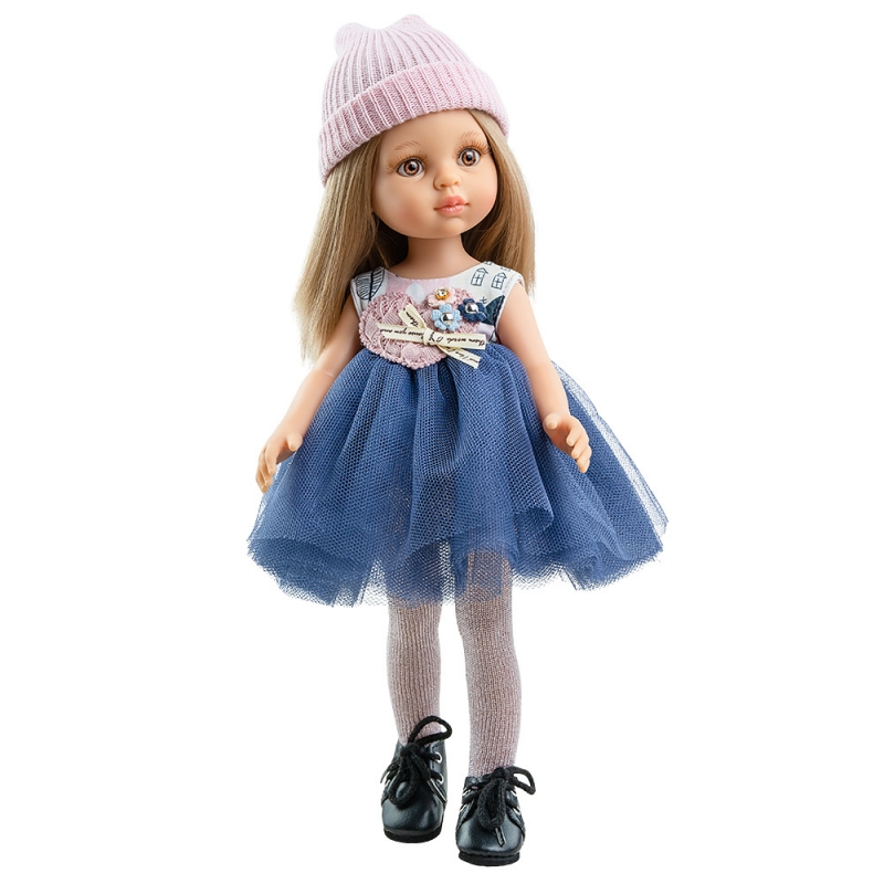 Paola Reina Pop Amigas Carla mit Tüllrock/Mütze (32 cm)