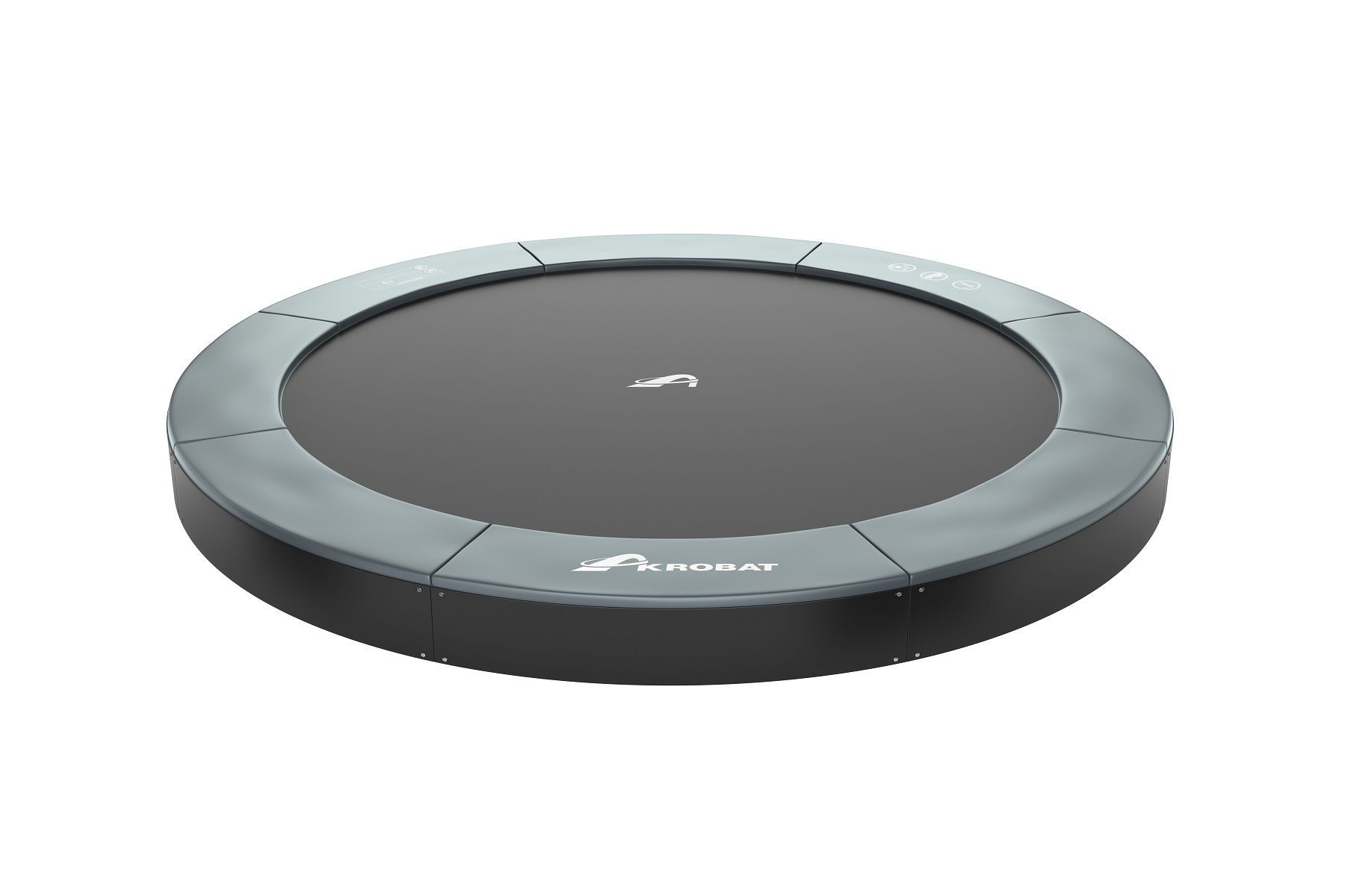 Trampolin AKROBAT ORBIT FLAT 365 (12ft) Anthrazit