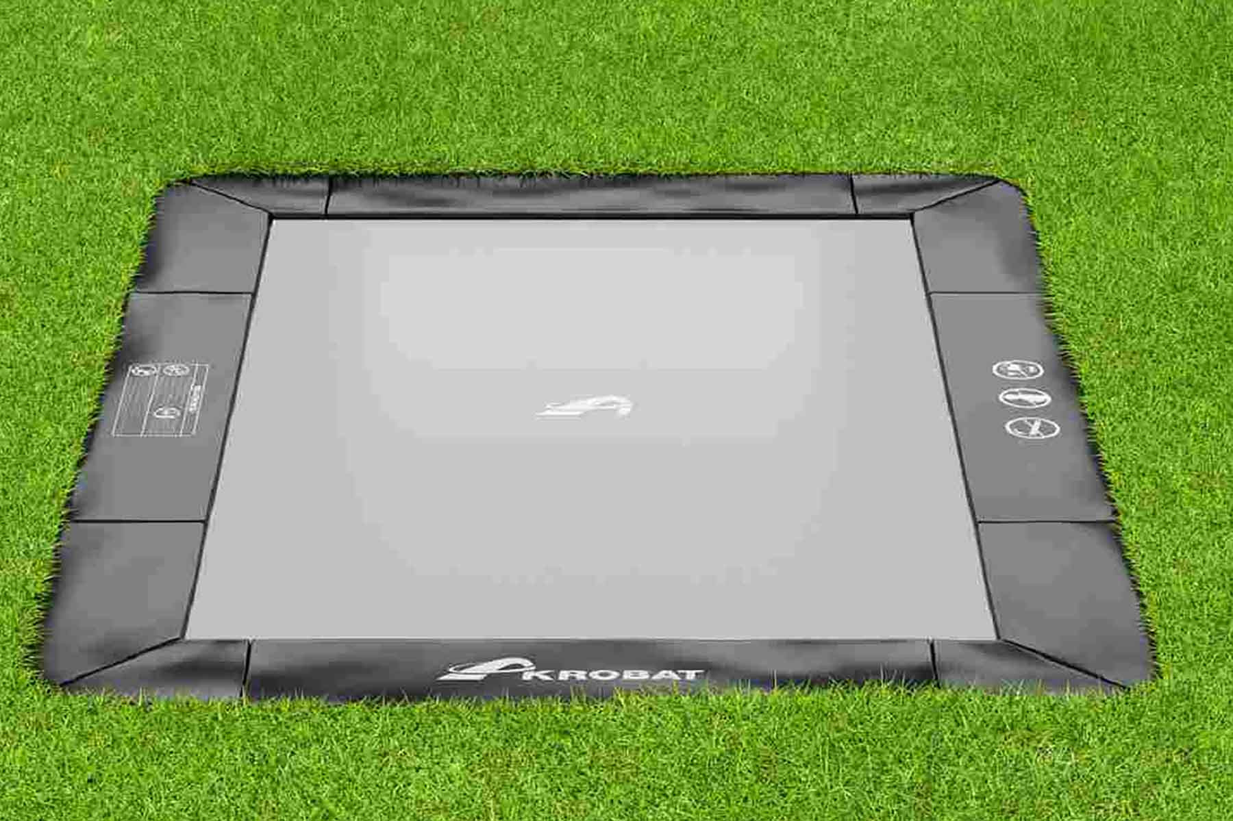 Trampolin AKROBAT PRIMUS FLAT 520x305 (17x10ft) Schwarz