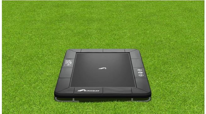 Trampolin Akrobat Orbit Inground 335x244 Schwarz / Schwarz