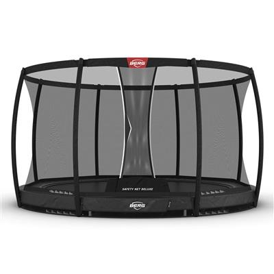 BERG Elite InGround 380 Grijs + Safety Net Deluxe