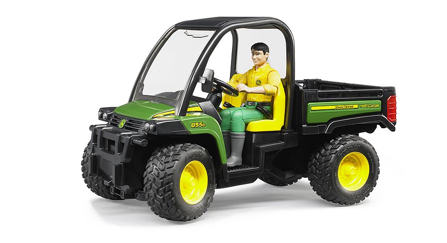 Bruder John Deere Gator 855D Met Chauffeur