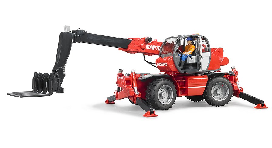 Bruder Manitou Teleskoplader MRT mit Schaufel, 1:16, ab 4 Jahren