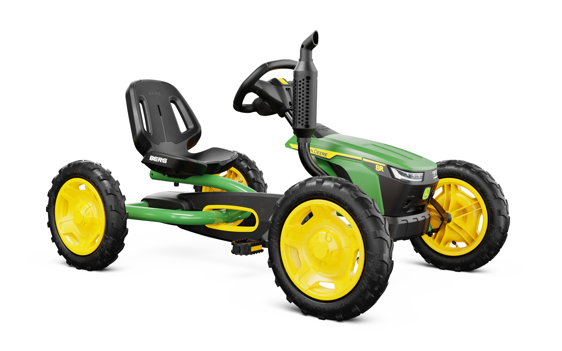 BERG skelter Buddy John Deere groen/geel