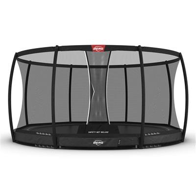 BERG Elite InGround 430 Grijs + Safety Net Deluxe