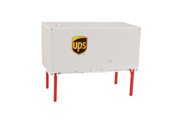 Bruder Wechselaufbau Container UPS f&uuml;r LKW-Modelle 2828 & 3581