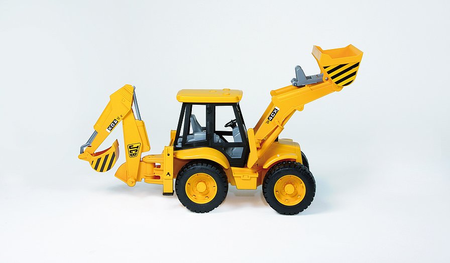JCB Baggerlader mit Frontschaufel und Heckbagger 1:16 Bruder