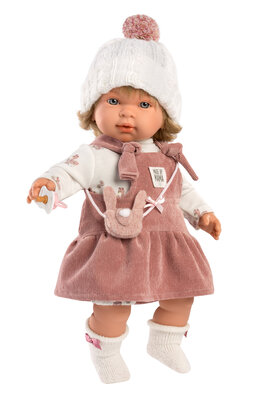Llorens Puppe Carla mit weißer Mütze - 42cm