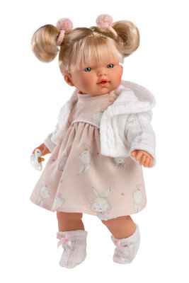 Llorens Puppe Roberta mit weißer Jacke - 33cm