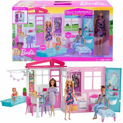 Barbie Haus mit Puppe