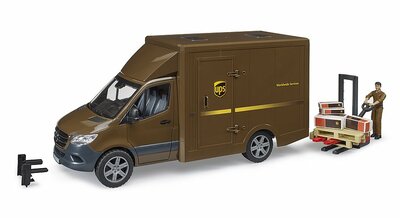 Bruder MB NEW Sprinter UPS inkl. Fahrer und Zubehör