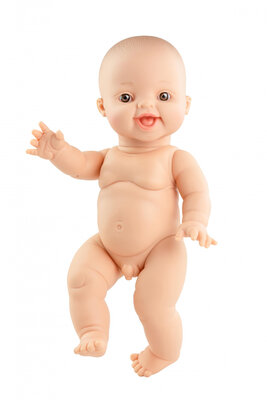 Paola Reina Gordi Babypop Unbekleideter Junge Lächelnd 34Cm In Tasche