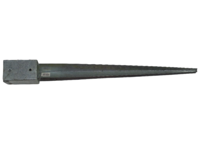 Masthalter mit Stift 71x71x 750 mm 2mm dick