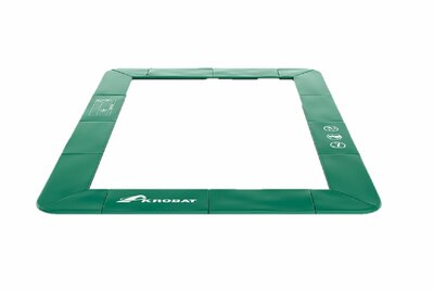 Akrobat Orbit Flach auf dem Boden Trampolin Rand 380x250cm Groen