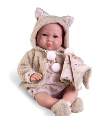 Puppe Antonio Juan Luca mit Jacke 42cm