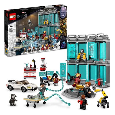 LEGO Superhelden 76216 Iron Man Waffenkammer