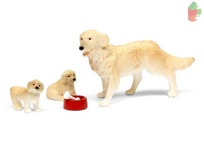 Lundby Set  Hund mit Welpen