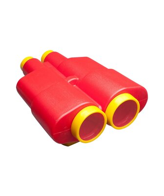 Großes Fernglas rot/gelb