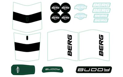Buddy 2.0 - Stickerset Retro Green