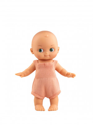 Paola Reina babypop 28cm blank met roze romper - Mini Pancha