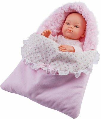 Paola Reina babypop 32cm met slaapzak - Mini Pikolines meisje