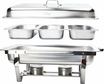 Alora Chafing Dish chrome 3 bakken