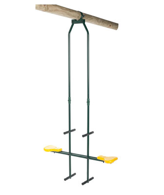 SwingKing Duoschommel Metaal Kunststof voor Rondhout