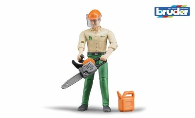 Bruder Bosbouw Werknemer 10,7Cm Met Ass