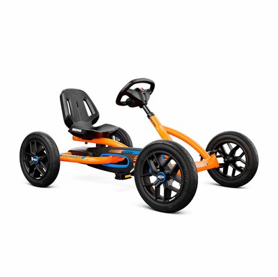 Skelter met luchtbanden Berg Buddy B-Orange 3-8 jaar BFR-systeem