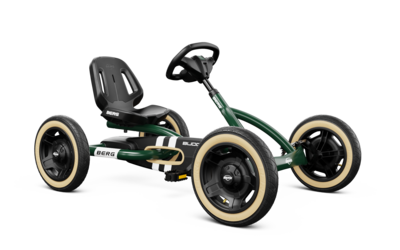 BERG Buddy Retro Green skelter 3-8 jaar met luchtbanden en BFR