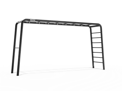 3-in-1 Klettergerüst mit Reckstange und Leiter - BERG Playbase XL