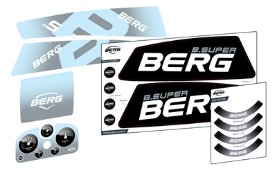 XL/XXL Frame - Stickerset B.Super Black